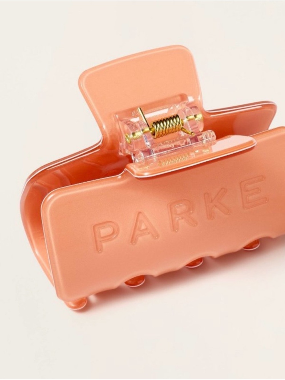 Parke x Target Set of 2 Claw Clips Light Blue & Peach Orange New - Picture 5 of 6